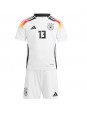 Tyskland Thomas Muller #13 Replika Hemmakläder Barn EM 2024 Kortärmad (+ byxor)